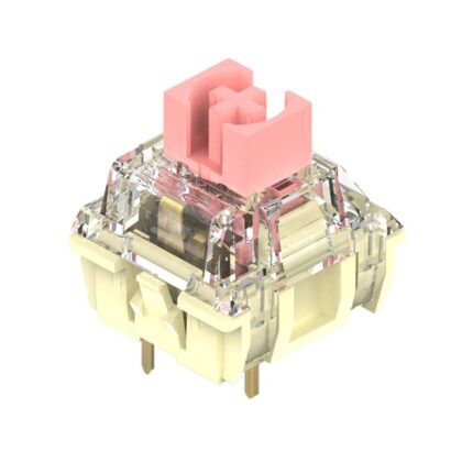 TTC Gold Pink switch 3pin RGB SMD linear 37g force mx clone switch for backlit mechanical keyboard 100m