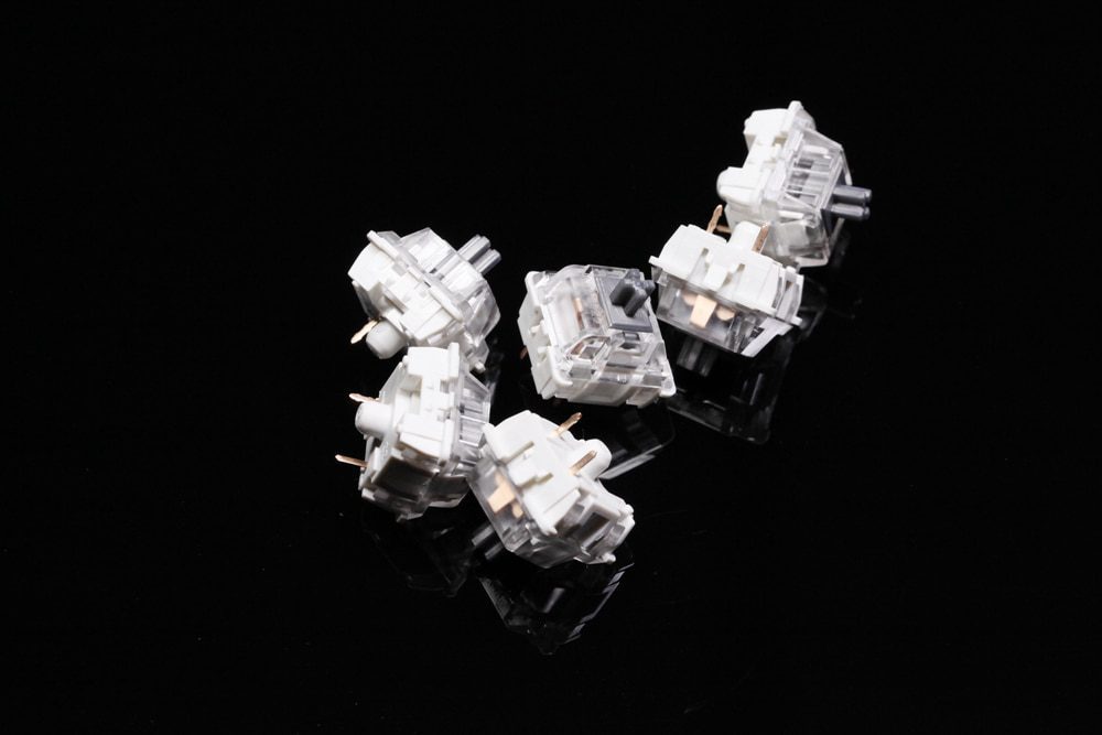 Huano Silver Switch RGB SMD Linear 60g Switches For Mechanical keyboard mx stem 3pin silver clear Huano Silver Switch RGB SMD Linear 60g Switches For Mechanical keyboard mx stem 3pin silver clear