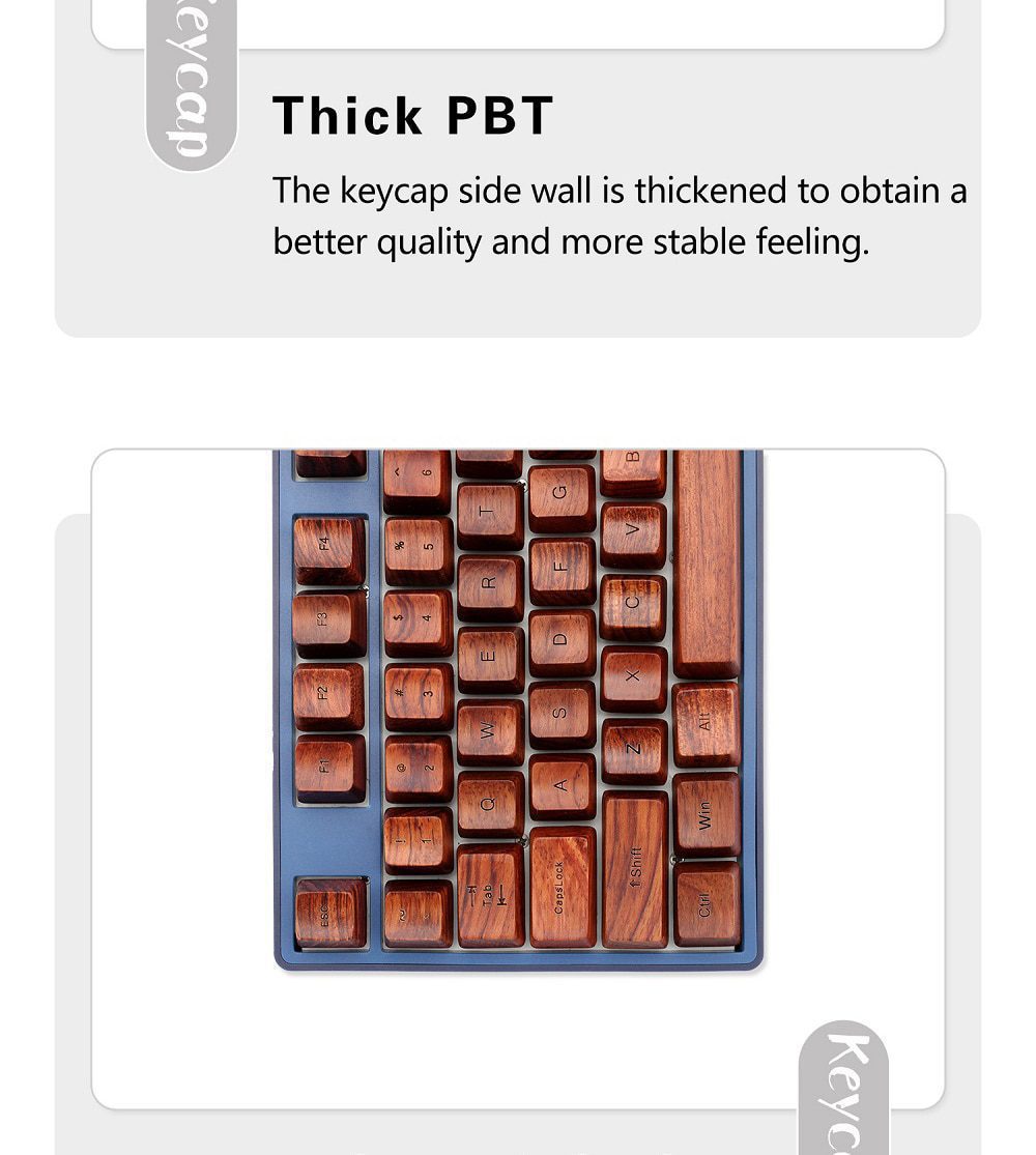 KPREPUBLIC LOOP 104 Wooden Keycaps Wood Keycap Walnut Rosewood Beech for GH60 Poker 60 87 tkl 104 ansi 108 XD87 BM80 KPREPUBLIC LOOP 104 Wooden Keycaps Wood Keycap Walnut Rosewood Beech for GH60 Poker 60 87 tkl 104 ansi 108 XD87 BM80