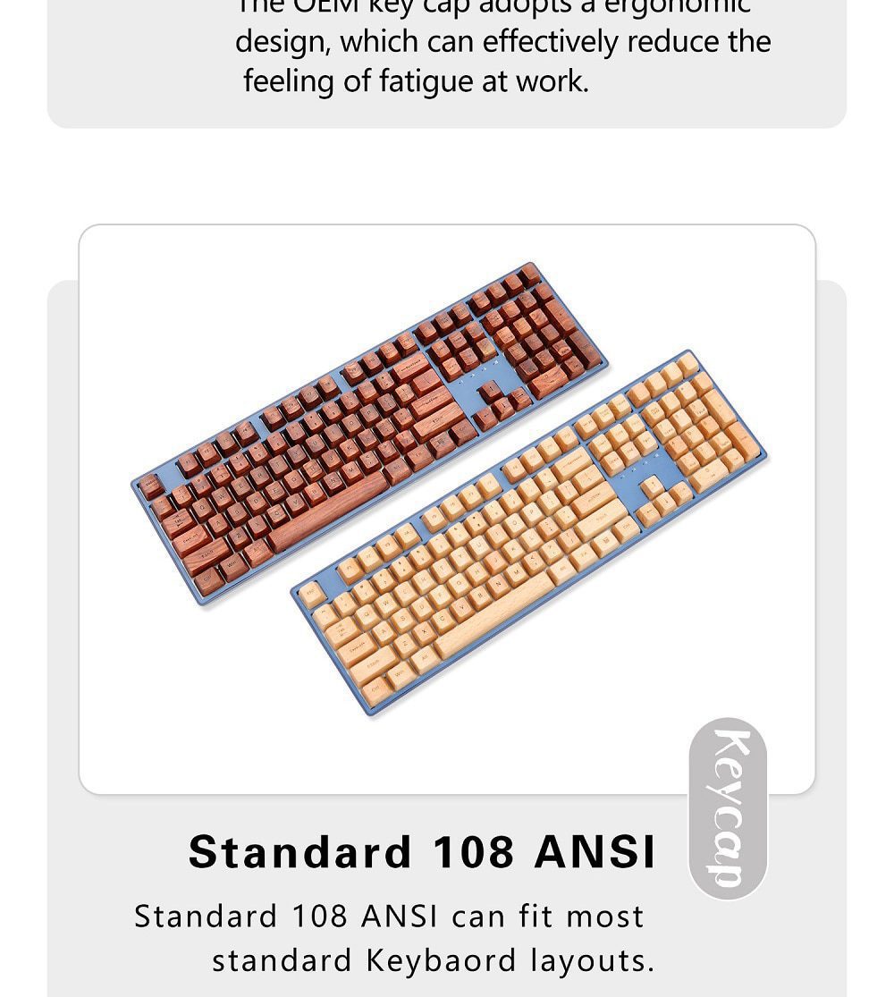 KPREPUBLIC LOOP 104 Wooden Keycaps Wood Keycap Walnut Rosewood Beech for GH60 Poker 60 87 tkl 104 ansi 108 XD87 BM80 KPREPUBLIC LOOP 104 Wooden Keycaps Wood Keycap Walnut Rosewood Beech for GH60 Poker 60 87 tkl 104 ansi 108 XD87 BM80