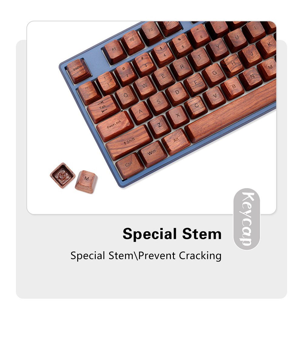 KPREPUBLIC LOOP 104 Wooden Keycaps Wood Keycap Walnut Rosewood Beech for GH60 Poker 60 87 tkl 104 ansi 108 XD87 BM80 KPREPUBLIC LOOP 104 Wooden Keycaps Wood Keycap Walnut Rosewood Beech for GH60 Poker 60 87 tkl 104 ansi 108 XD87 BM80