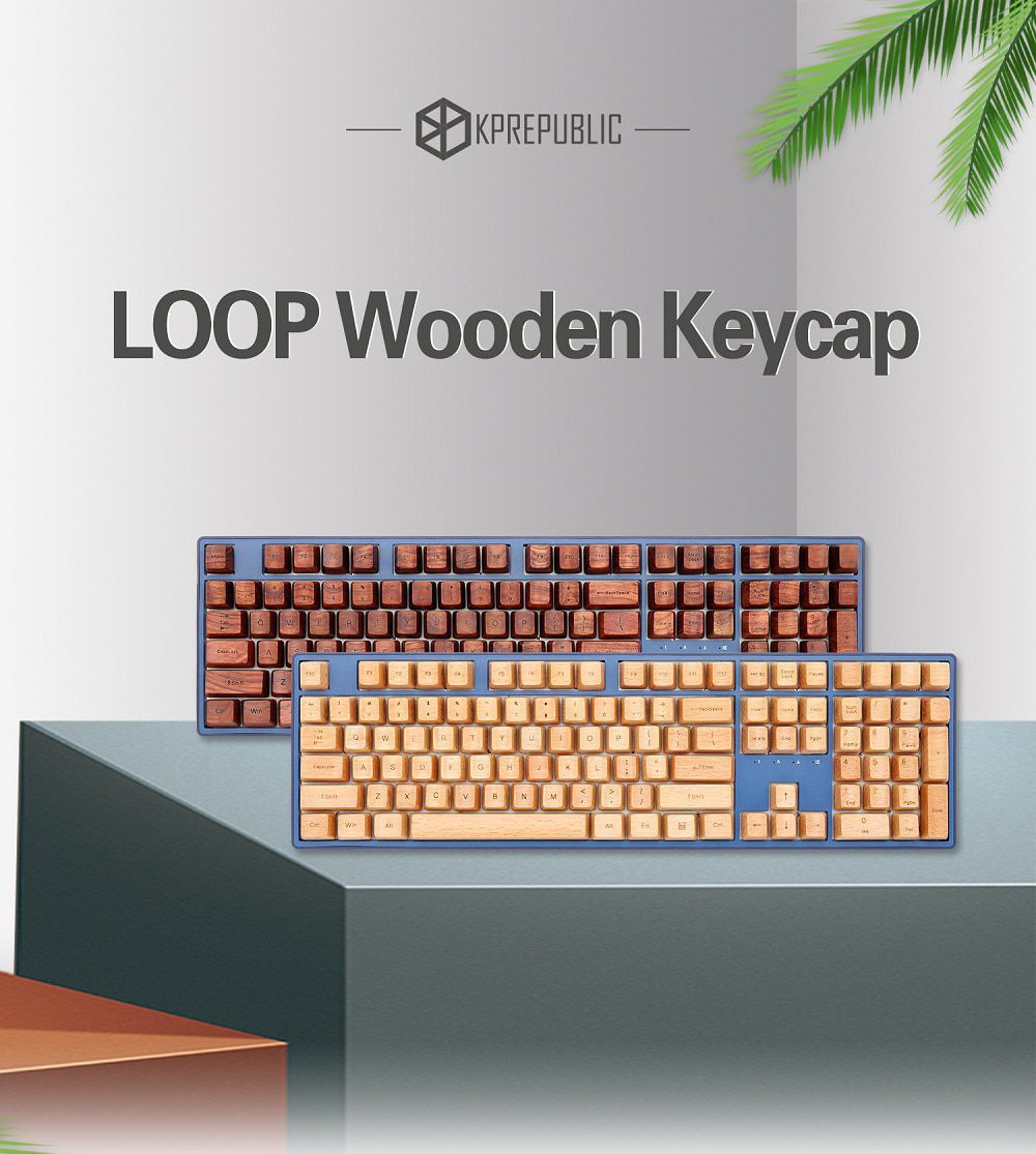 KPREPUBLIC LOOP 104 Wooden Keycaps Wood Keycap Walnut Rosewood Beech for GH60 Poker 60 87 tkl 104 ansi 108 XD87 BM80 KPREPUBLIC LOOP 104 Wooden Keycaps Wood Keycap Walnut Rosewood Beech for GH60 Poker 60 87 tkl 104 ansi 108 XD87 BM80