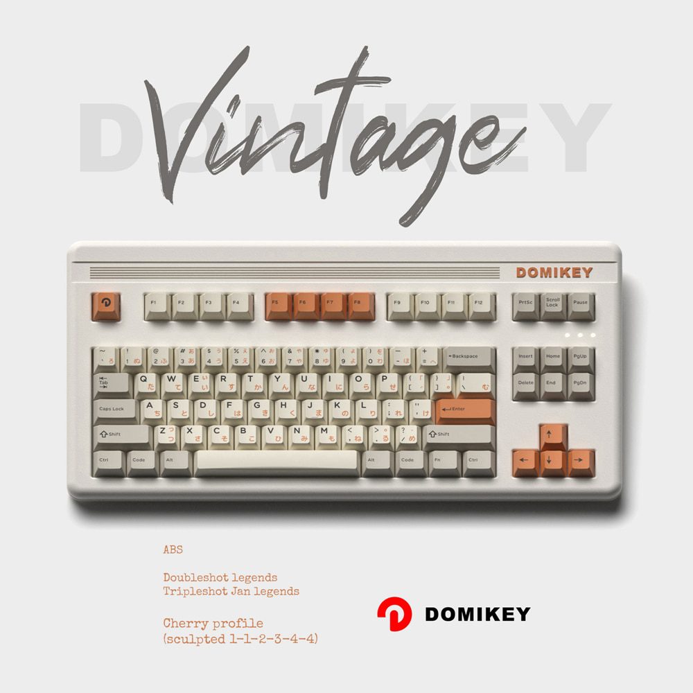 Domikey Vintage All in One Cherry Profile abs doubleshot keycap for mx stem keyboard 87 104 gh60 xd64 xd68 BM60 BM65 BM68 Retro Domikey Vintage All in One Cherry Profile abs doubleshot keycap for mx stem keyboard 87 104 gh60 xd64 xd68 BM60 BM65 BM68 Retro