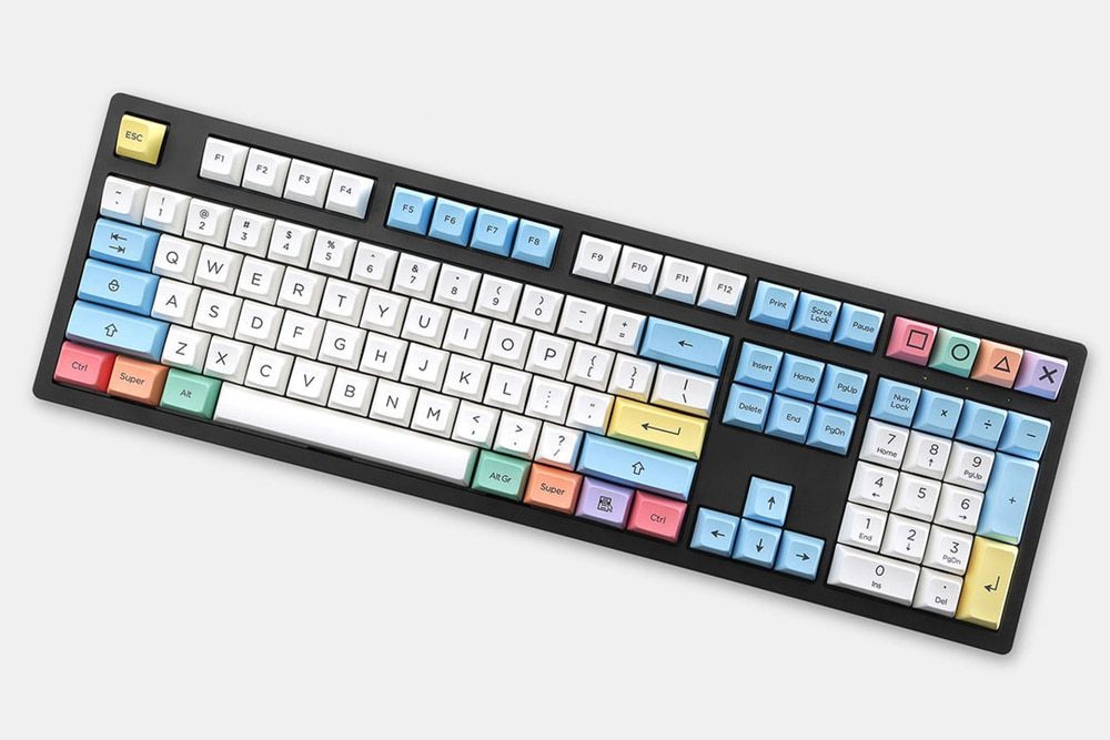 SA profile Dye Sub Keycap Set PBT plastic crayon chalk for mechanical keyboard white blue orange gh60 xd64 xd84 xd96 87 104 SA profile Dye Sub Keycap Set PBT plastic crayon chalk for mechanical keyboard white blue orange gh60 xd64 xd84 xd96 87 104