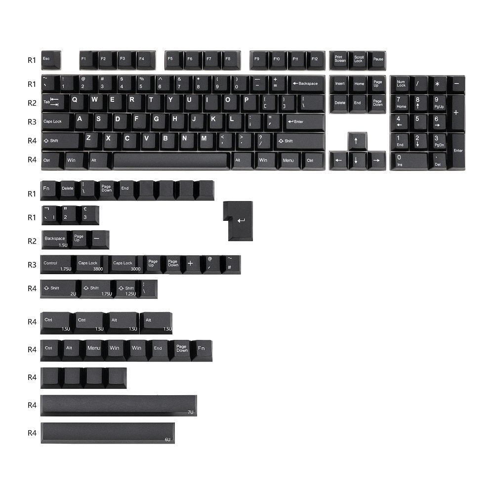 taihao WOB White on Black abs doubleshot cubic keycap for diy gaming mechanical keyboard for xd64 bm60 xd68 bm68 xd84 gh60 xd96 taihao WOB White on Black abs doubleshot cubic keycap for diy gaming mechanical keyboard for xd64 bm60 xd68 bm68 xd84 gh60 xd96