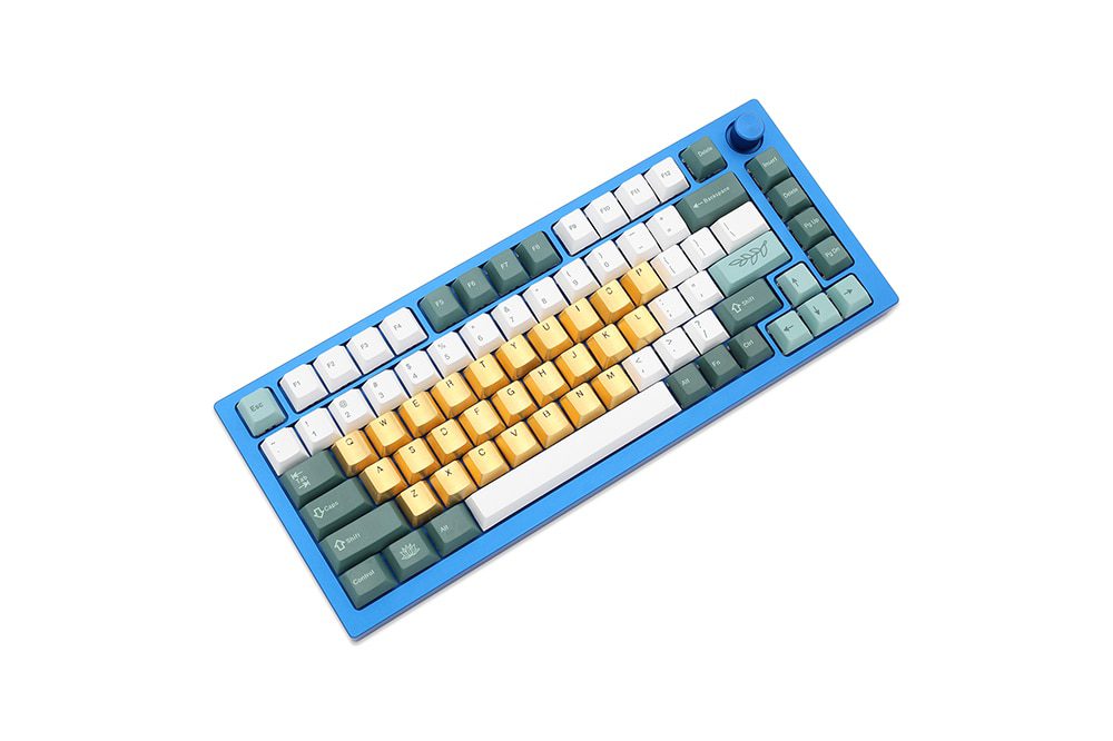 Teamwolf stainless steel MX Metal Keycap for keyboard Alpha 26 key light through back lit Black Blue Gold gradient Teamwolf stainless steel MX Metal Keycap for keyboard Alpha 26 key light through back lit Black Blue Gold gradient