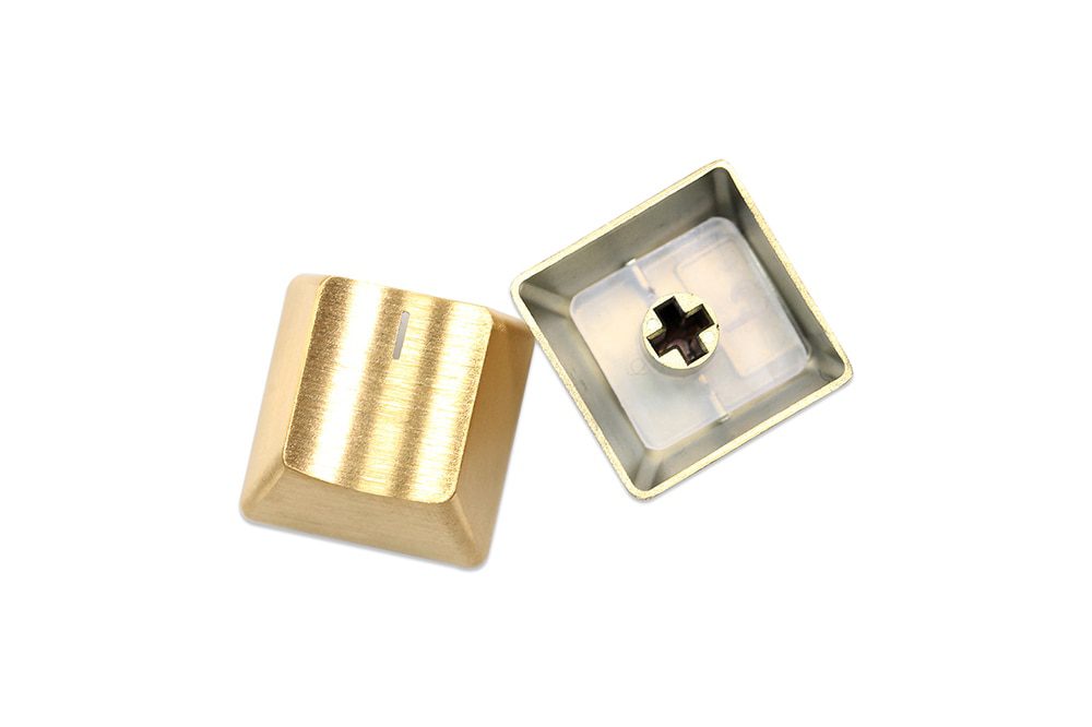 Teamwolf stainless steel MX Metal Keycap for keyboard Alpha 26 key light through back lit Black Blue Gold gradient Teamwolf stainless steel MX Metal Keycap for keyboard Alpha 26 key light through back lit Black Blue Gold gradient