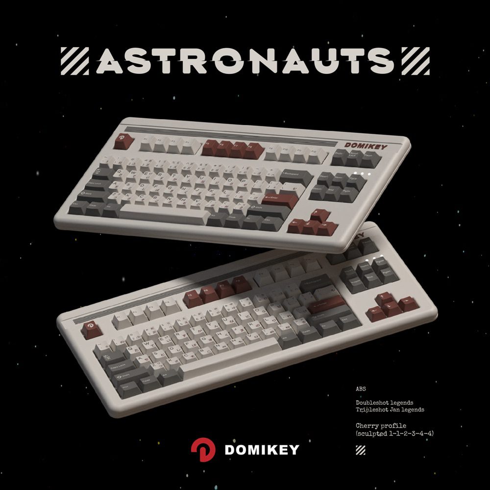 Domikey Astronaut All in One Cherry Profile abs doubleshot keycap for mx stem keyboard 87 104 gh60 xd64 xd68 BM60 BM65 BM68 Domikey Astronaut All in One Cherry Profile abs doubleshot keycap for mx stem keyboard 87 104 gh60 xd64 xd68 BM60 BM65 BM68