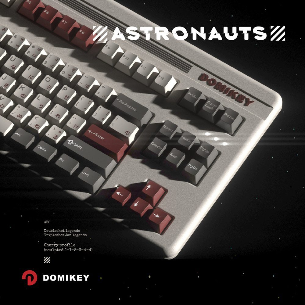 Domikey Astronaut All in One Cherry Profile abs doubleshot keycap for mx stem keyboard 87 104 gh60 xd64 xd68 BM60 BM65 BM68 Domikey Astronaut All in One Cherry Profile abs doubleshot keycap for mx stem keyboard 87 104 gh60 xd64 xd68 BM60 BM65 BM68