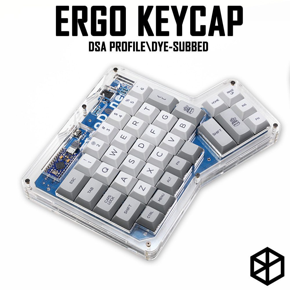 dsa ergodox ergo pbt dye subbed keycaps for custom mechanical keyboards Infinity ErgoDox Ergonomic Keyboard keycaps beige grey dsa ergodox ergo pbt dye subbed keycaps for custom mechanical keyboards Infinity ErgoDox Ergonomic Keyboard keycaps beige grey