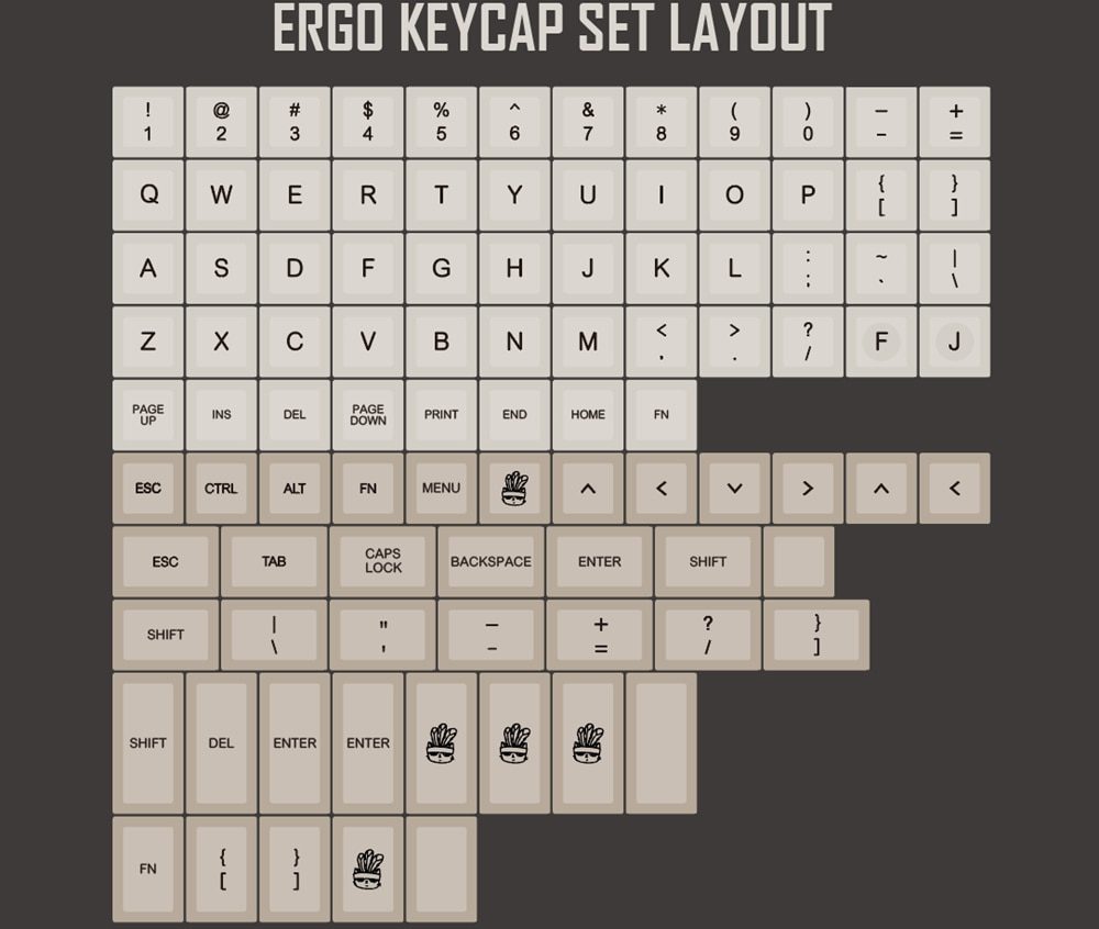 dsa ergodox ergo pbt dye subbed keycaps for custom mechanical keyboards Infinity ErgoDox Ergonomic Keyboard keycaps beige grey dsa ergodox ergo pbt dye subbed keycaps for custom mechanical keyboards Infinity ErgoDox Ergonomic Keyboard keycaps beige grey