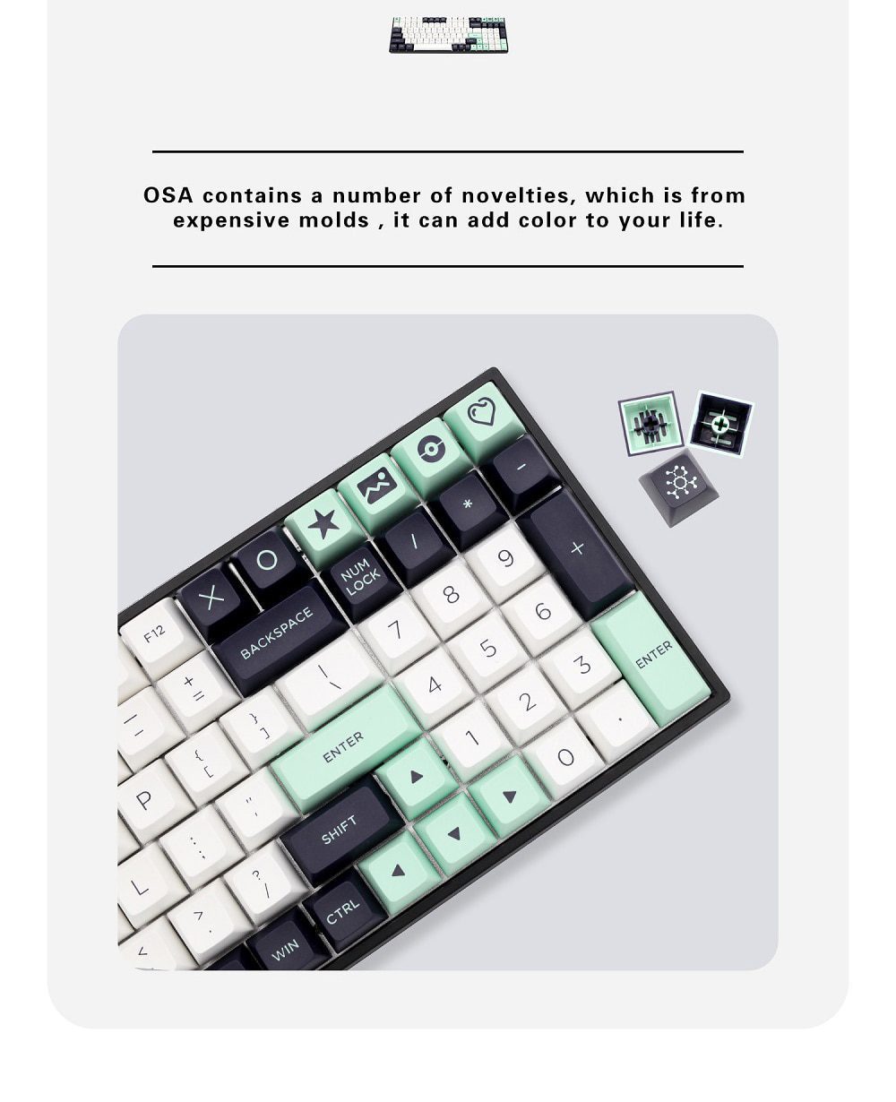 WM OSA Profile Wasabi ABS doubleshot keycap for mx stem keyboard all in One 60 87 104 tkl ansi bm60 bm65 bm68 xd64 xd68 Mustard WM OSA Profile Wasabi ABS doubleshot keycap for mx stem keyboard all in One 60 87 104 tkl ansi bm60 bm65 bm68 xd64 xd68 Mustard