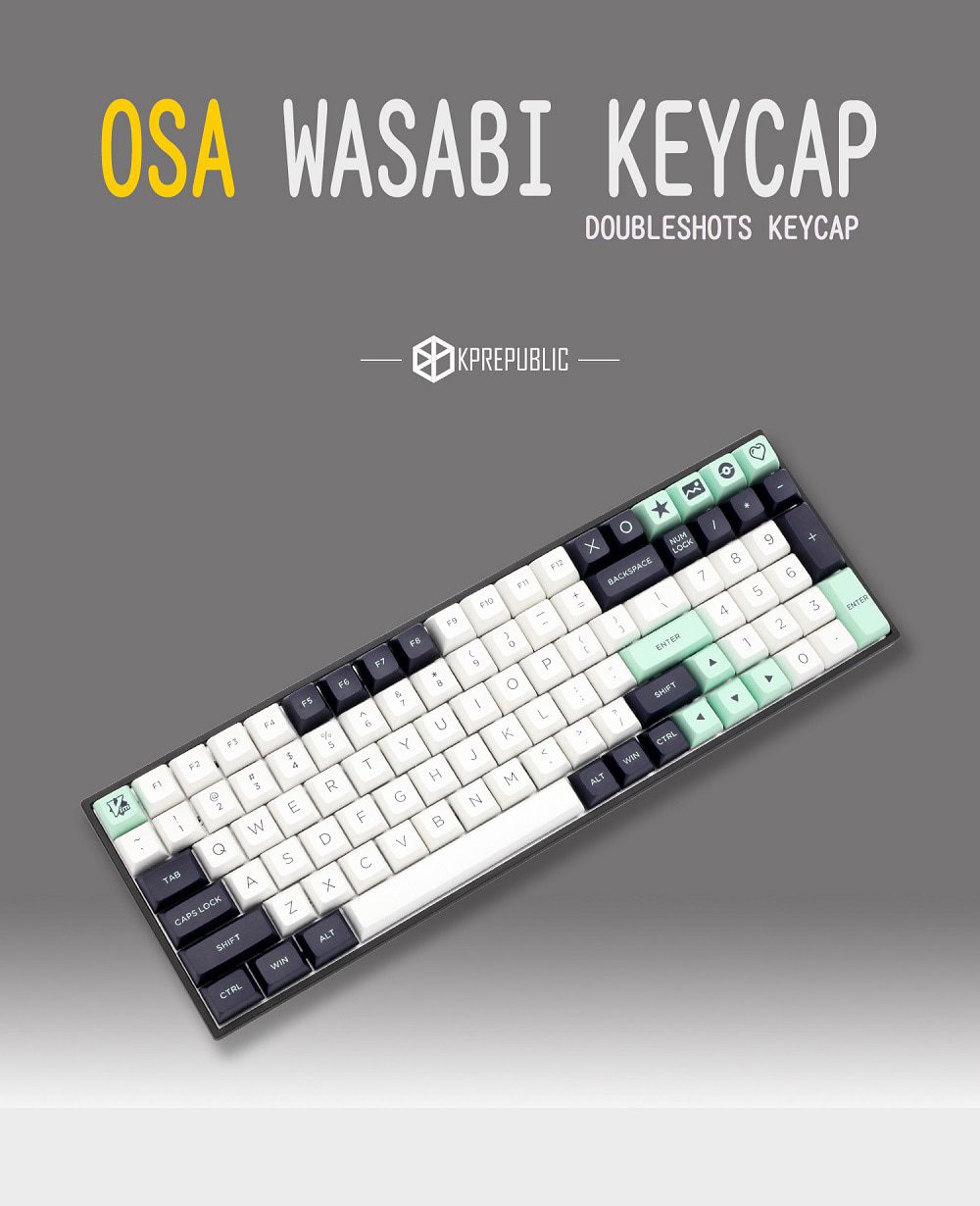 WM OSA Profile Wasabi ABS doubleshot keycap for mx stem keyboard all in One 60 87 104 tkl ansi bm60 bm65 bm68 xd64 xd68 Mustard WM OSA Profile Wasabi ABS doubleshot keycap for mx stem keyboard all in One 60 87 104 tkl ansi bm60 bm65 bm68 xd64 xd68 Mustard