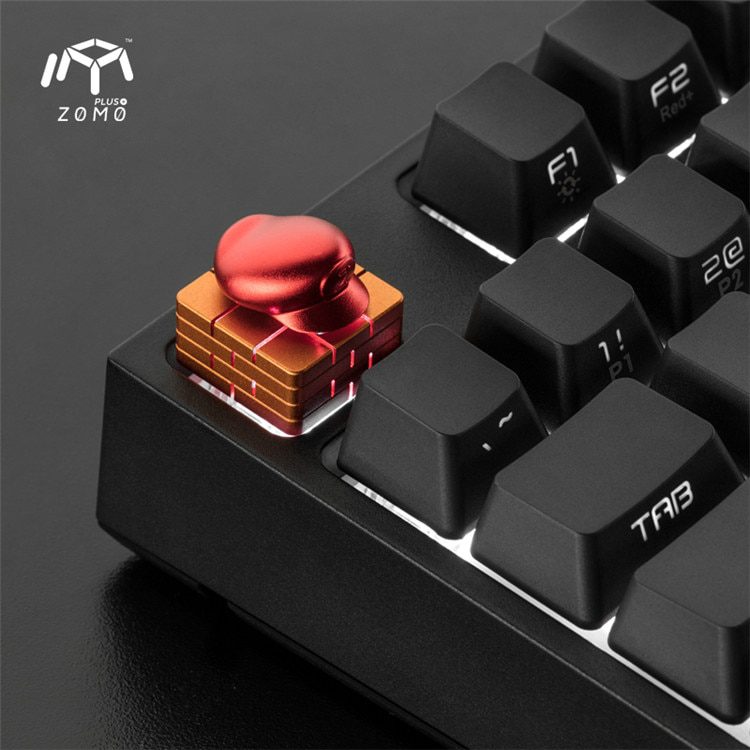 zomo super mario bro hat m Artisan Keycap CNC anodized aluminum Compatible Cherry MX switches zomo super mario bro hat m Artisan Keycap CNC anodized aluminum Compatible Cherry MX switches