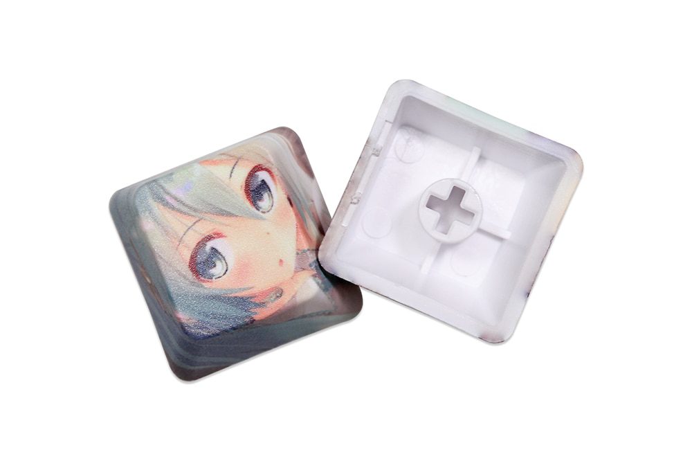 OMO cartoon anime beautiful young girl OEM profile Dye Sub Keycap for mechanical keyboard 60 87 104 tkl ansi xd64 bm60 bm68 OMO cartoon anime beautiful young girl OEM profile Dye Sub Keycap for mechanical keyboard 60 87 104 tkl ansi xd64 bm60 bm68