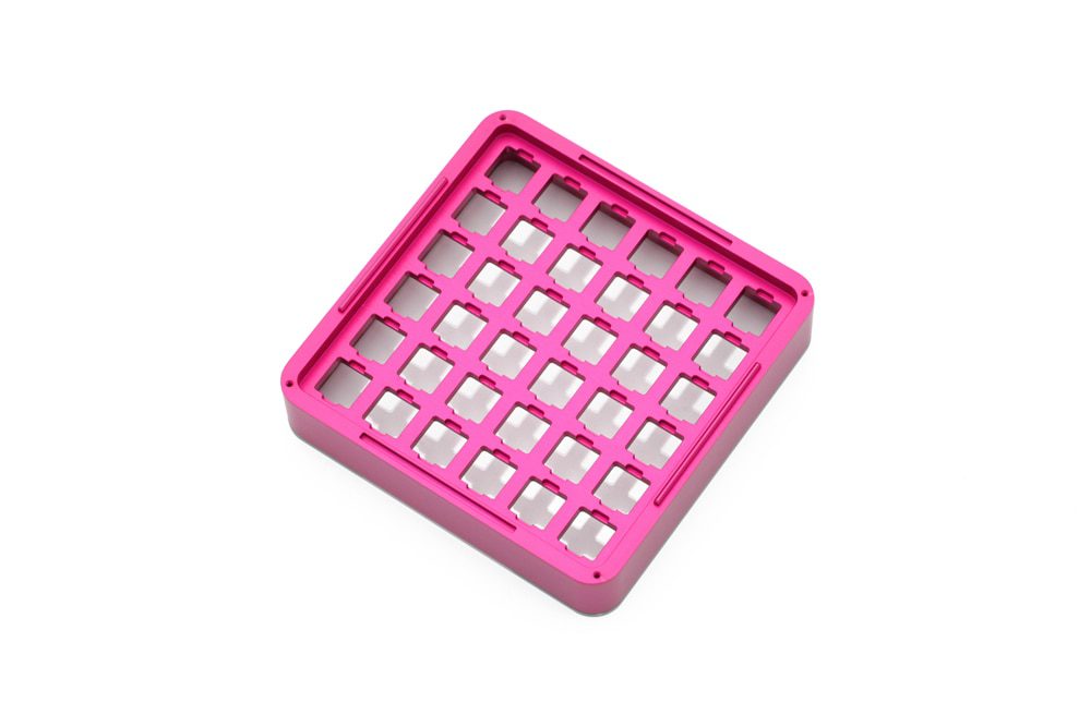 [only switch test box]Keyfirst Anode Aluminum Switch test box tester CNC box with acrylic cover For switch Stock Collection