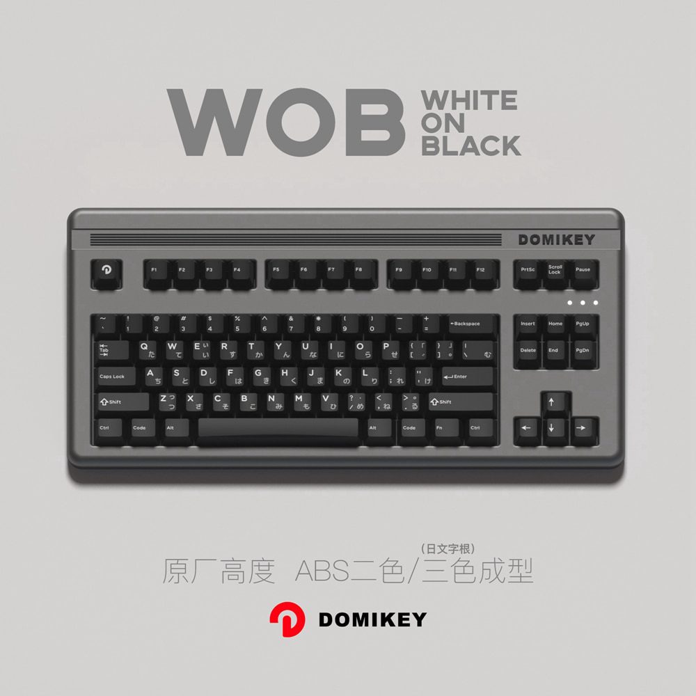 Domikey Cherry Profile abs doubleshot keycap WOB All in One White on Black for keyboard poker 87 104 gh60 xd64 xd68 BM60 BM65 Domikey Cherry Profile abs doubleshot keycap WOB All in One White on Black for keyboard poker 87 104 gh60 xd64 xd68 BM60 BM65