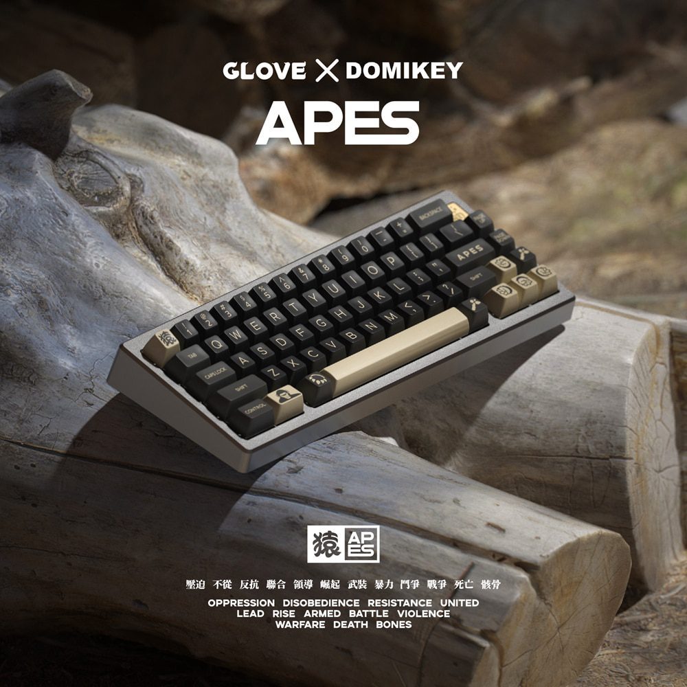 Domikey SA abs doubleshot keycap Apes Time for mx stem keyboard poker 87 104 BM60 BM65 BM68 gh60 xd64 xd68 xd87 Domikey SA abs doubleshot keycap Apes Time for mx stem keyboard poker 87 104 BM60 BM65 BM68 gh60 xd64 xd68 xd87
