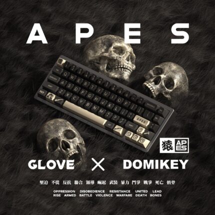 Domikey SA abs doubleshot keycap Apes Time for mx stem keyboard poker 87 104 BM60 BM65 BM68 gh60 xd64 xd68 xd87
