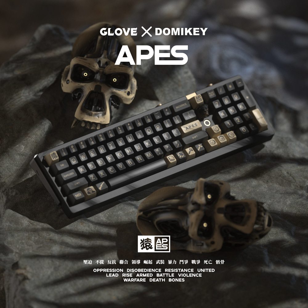 Domikey SA abs doubleshot keycap Apes Time for mx stem keyboard poker 87 104 BM60 BM65 BM68 gh60 xd64 xd68 xd87 Domikey SA abs doubleshot keycap Apes Time for mx stem keyboard poker 87 104 BM60 BM65 BM68 gh60 xd64 xd68 xd87