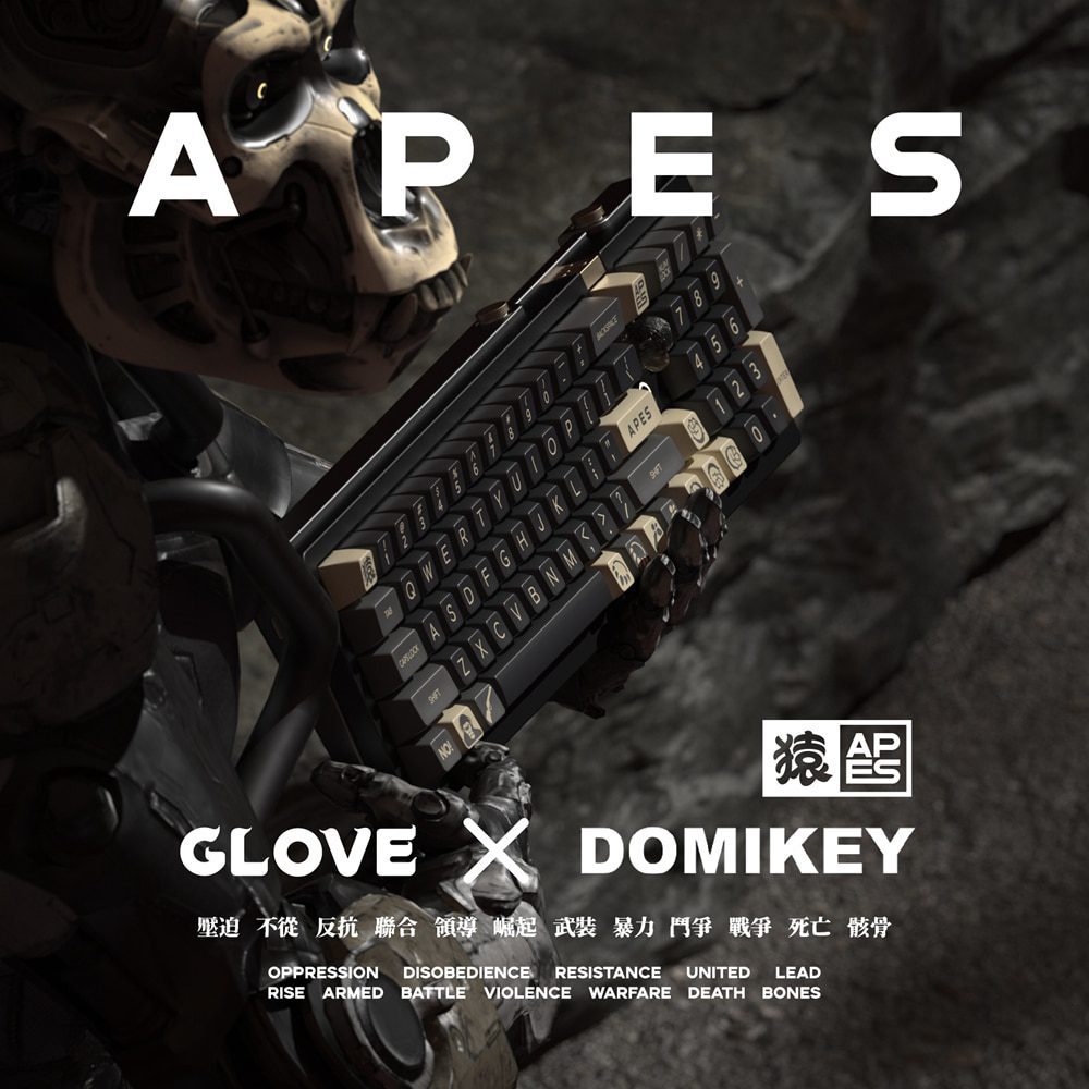 Domikey SA abs doubleshot keycap Apes Time for mx stem keyboard poker 87 104 BM60 BM65 BM68 gh60 xd64 xd68 xd87 Domikey SA abs doubleshot keycap Apes Time for mx stem keyboard poker 87 104 BM60 BM65 BM68 gh60 xd64 xd68 xd87