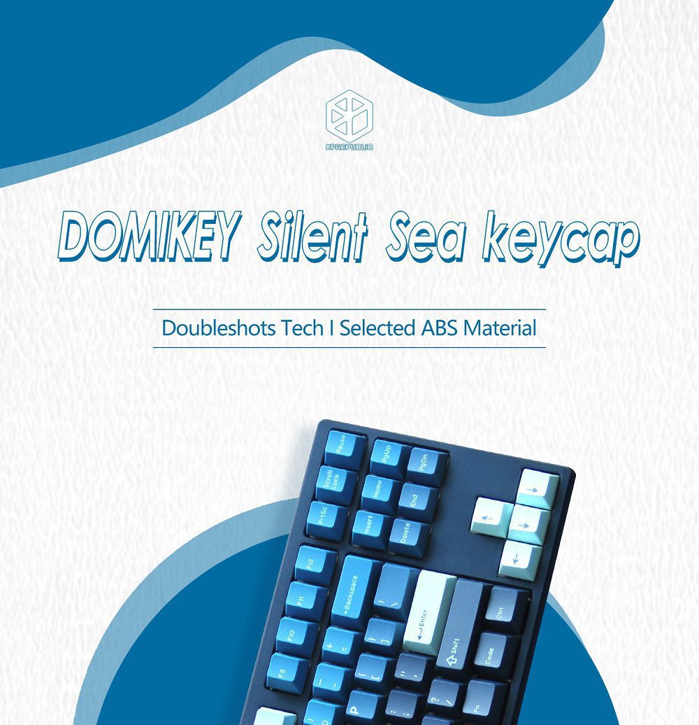 Domikey X iNKY Silent Sea Cherry Profile keycaps for mx stem keyboard poker 87 104 gh60 xd64 xd68 xd84 BM60 BM65 BM68 BM80 Domikey X iNKY Silent Sea Cherry Profile keycaps for mx stem keyboard poker 87 104 gh60 xd64 xd68 xd84 BM60 BM65 BM68 BM80
