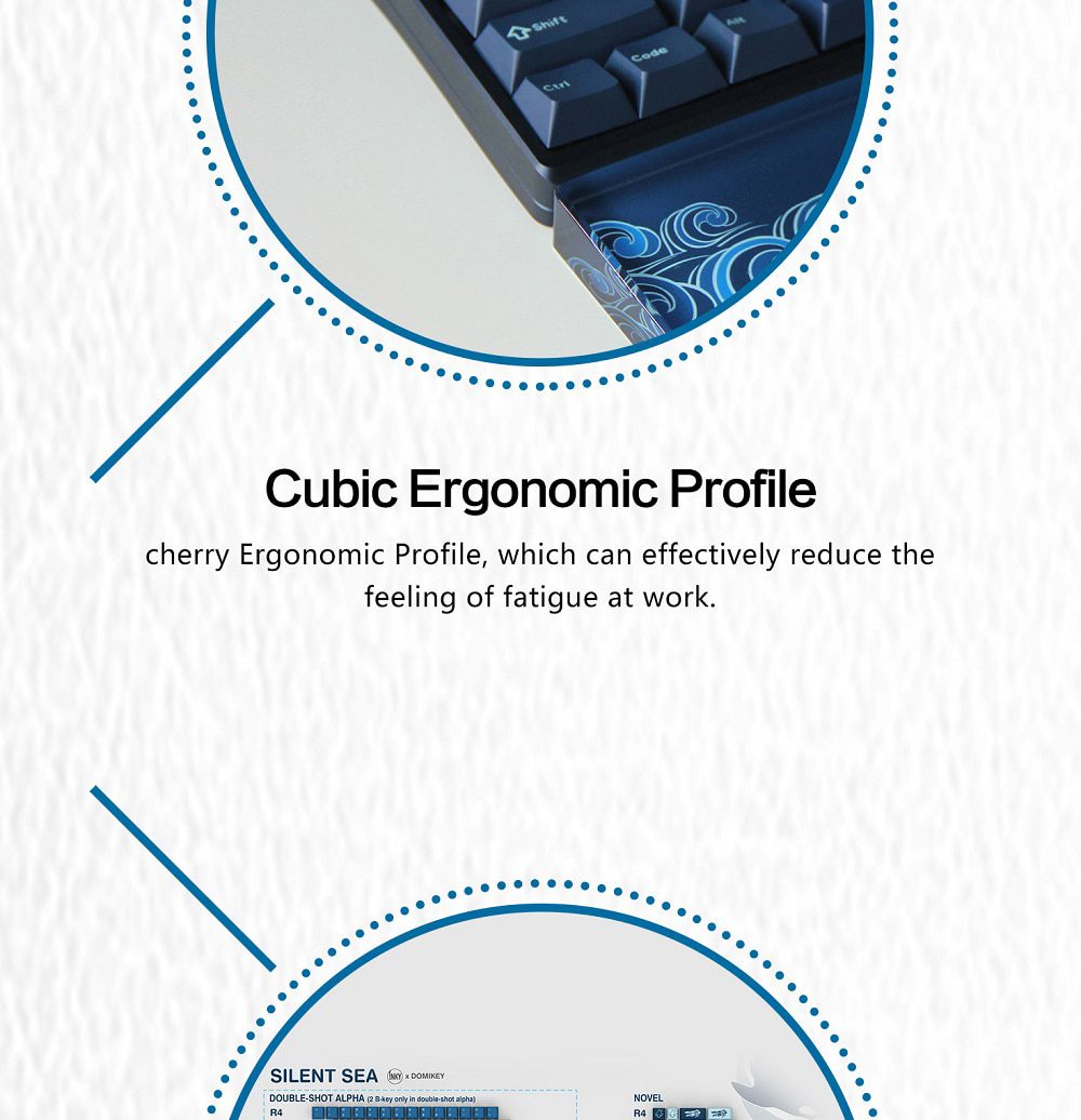 Domikey X iNKY Silent Sea Cherry Profile keycaps for mx stem keyboard poker 87 104 gh60 xd64 xd68 xd84 BM60 BM65 BM68 BM80 Domikey X iNKY Silent Sea Cherry Profile keycaps for mx stem keyboard poker 87 104 gh60 xd64 xd68 xd84 BM60 BM65 BM68 BM80