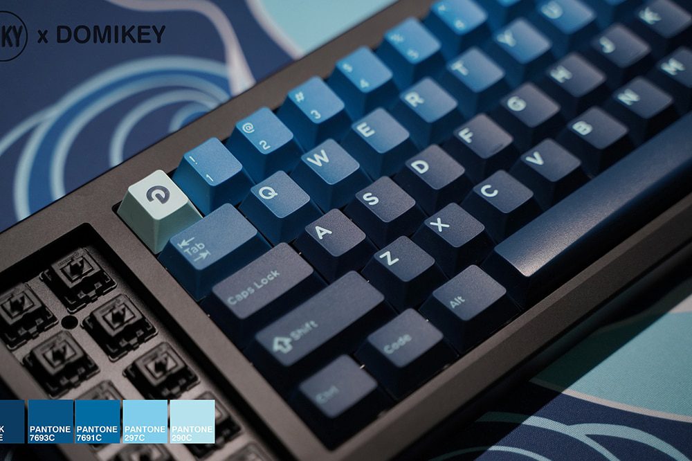 Domikey X iNKY Silent Sea Cherry Profile keycaps for mx stem keyboard poker 87 104 gh60 xd64 xd68 xd84 BM60 BM65 BM68 BM80 Domikey X iNKY Silent Sea Cherry Profile keycaps for mx stem keyboard poker 87 104 gh60 xd64 xd68 xd84 BM60 BM65 BM68 BM80