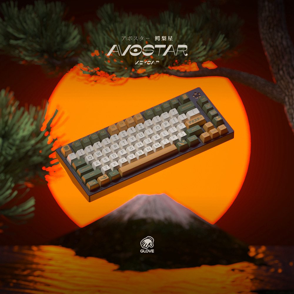 Glove X Domikey SA Avostar abs doubleshot Avocado keycap for mx stem keyboard poker 87 104 gh60 xd64 xd68 xd87 bm60 bm65 bm80 Glove X Domikey SA Avostar abs doubleshot Avocado keycap for mx stem keyboard poker 87 104 gh60 xd64 xd68 xd87 bm60 bm65 bm80