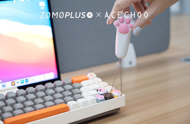 ZOMO Kawaii Cute Cat Paw Fairy Stick Golden Hoop Keycap Puller for Mechanical Keyboard Custom Keyboard Key Puller ZOMO Kawaii Cute Cat Paw Fairy Stick Golden Hoop Keycap Puller for Mechanical Keyboard Custom Keyboard Key Puller