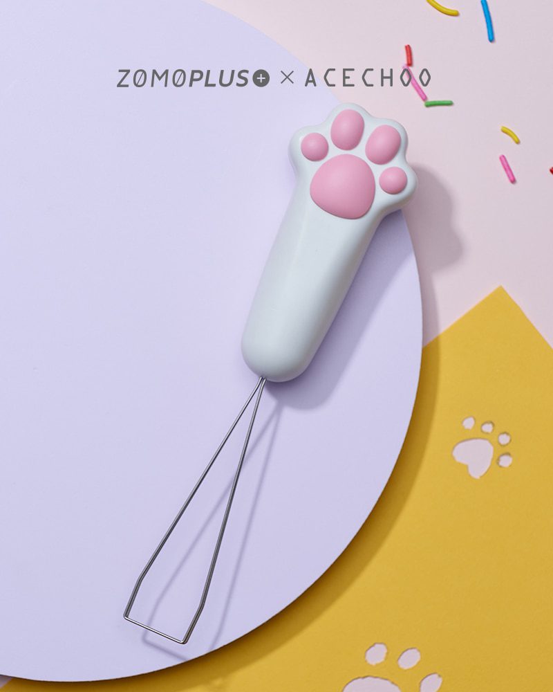 ZOMO Kawaii Cute Cat Paw Fairy Stick Golden Hoop Keycap Puller for Mechanical Keyboard Custom Keyboard Key Puller ZOMO Kawaii Cute Cat Paw Fairy Stick Golden Hoop Keycap Puller for Mechanical Keyboard Custom Keyboard Key Puller