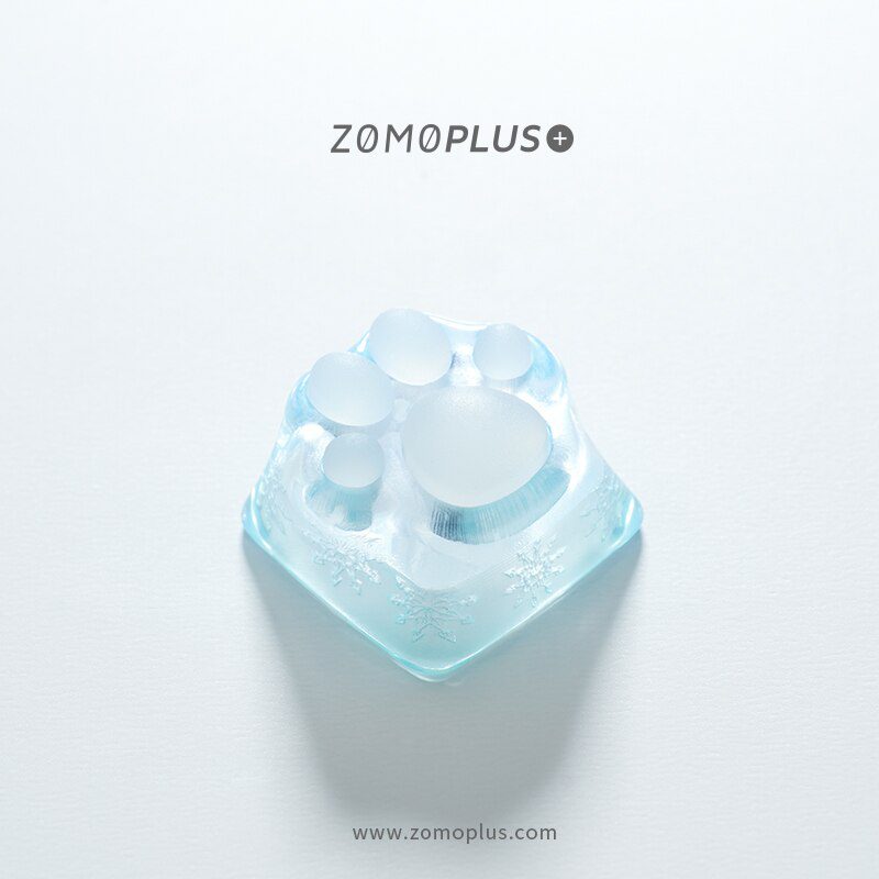 ZOMO Kawaii Cute Cat Paw Fairy Stick Golden Hoop Keycap Puller for Mechanical Keyboard Custom Keyboard Key Puller