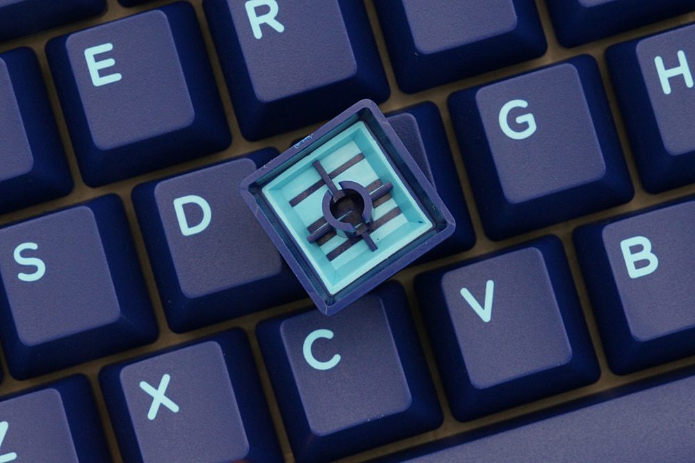 Domikey hhkb abs doubleshot keycap set Atlantis blue hhkb profile for topre stem mechanical keyboard HHKB Professional pro 2 bt