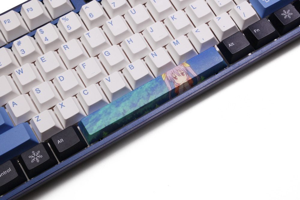 Allover dye subbed Keycap Novelty 6.25u spacebar pbt for custom keyboard Tohru KannaKamui Suzumiya Haruhi Izumi Sagiri Miyauchi Allover dye subbed Keycap Novelty 6.25u spacebar pbt for custom keyboard Tohru KannaKamui Suzumiya Haruhi Izumi Sagiri Miyauchi
