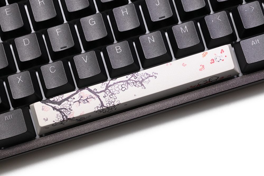 mstone Novelty allover dye subbed Keycap spacebar pbt custom mechanical keyboard full of life bird 6.25u cherry profile