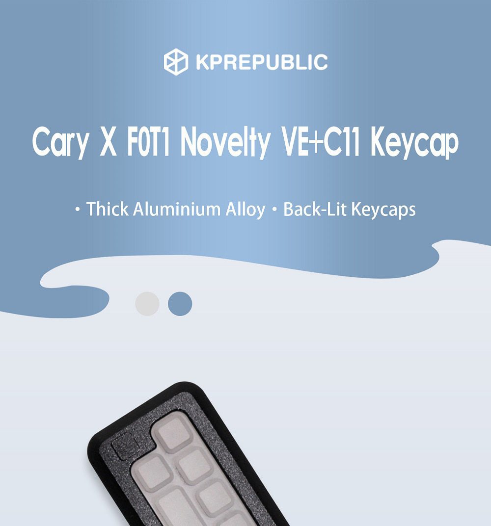 Cary X F0T1 Novelty VE+C11 Keycap Aluminium PC White Black Backlit for Mechanical keyboard ESC R1 1u 2u MX Stem Retro Look Cary X F0T1 Novelty VE+C11 Keycap Aluminium PC White Black Backlit for Mechanical keyboard ESC R1 1u 2u MX Stem Retro Look