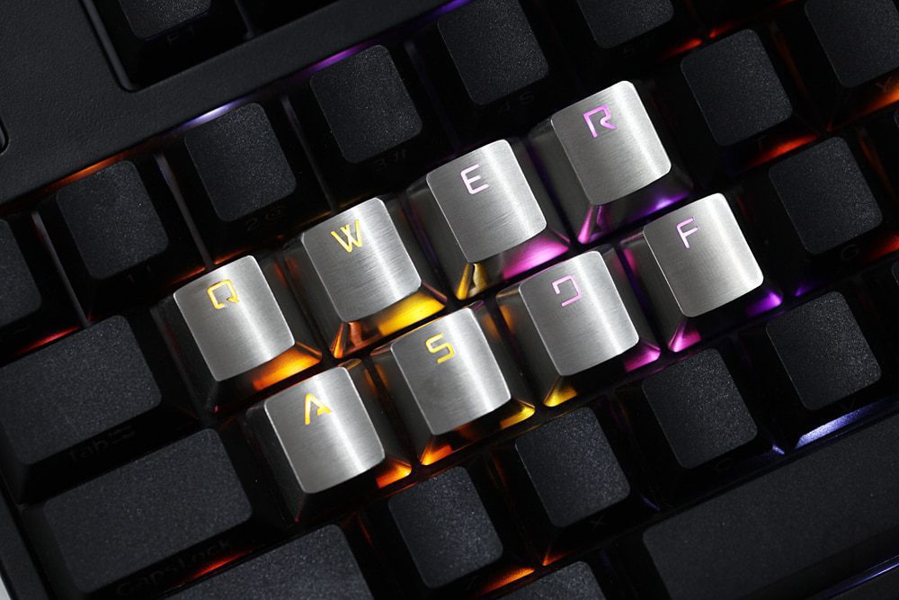 teamwolf stainless steel MX Keycap silver color metal keycap for mechanical keyboard gaming key qwer asdf light through back lit teamwolf stainless steel MX Keycap silver color metal keycap for mechanical keyboard gaming key qwer asdf light through back lit