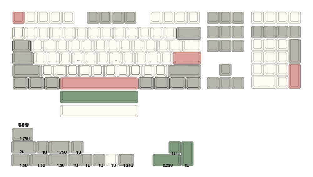 XDA V2 9009 Beige Grey Blank Set thick PBT for keyboard gh60 poker 87 tkl 104 ansi xd64 bm60 xd68 bm65 bm68 XDA V2 9009 Beige Grey Blank Set thick PBT for keyboard gh60 poker 87 tkl 104 ansi xd64 bm60 xd68 bm65 bm68
