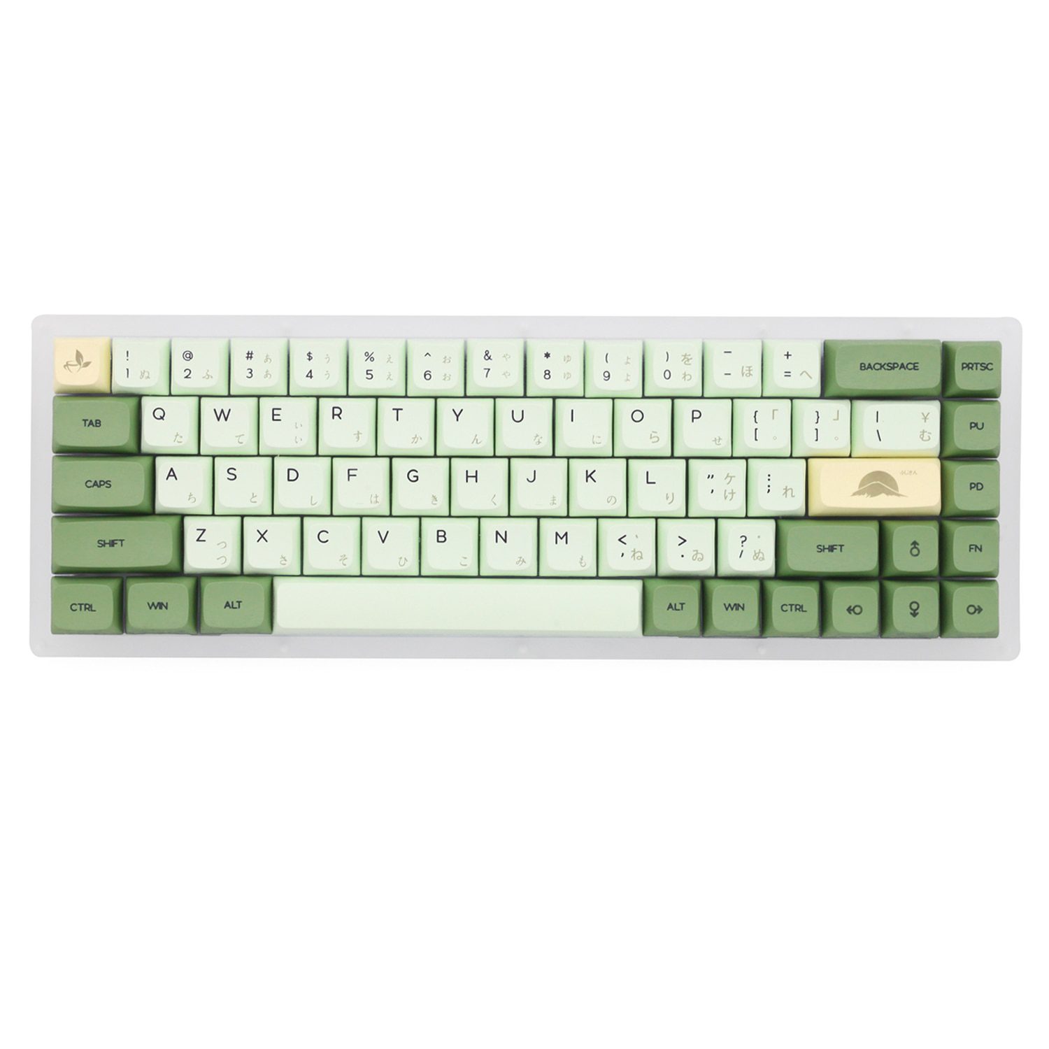 XDA V2 9009 Beige Grey Blank Set thick PBT for keyboard gh60 poker 87 tkl 104 ansi xd64 bm60 xd68 bm65 bm68