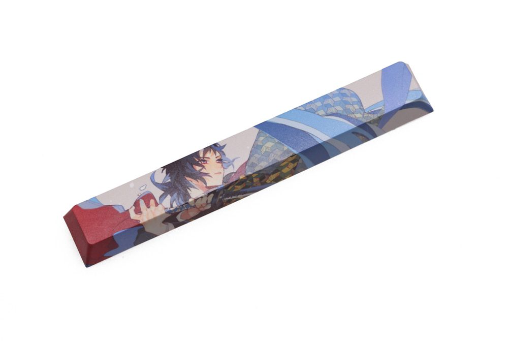 Allover dye subbed Keycap Novelty 6.25u spacebar pbt for custom mechanical keyboard Demon Slayer Kamado Tanjirou Nezuko Allover dye subbed Keycap Novelty 6.25u spacebar pbt for custom mechanical keyboard Demon Slayer Kamado Tanjirou Nezuko