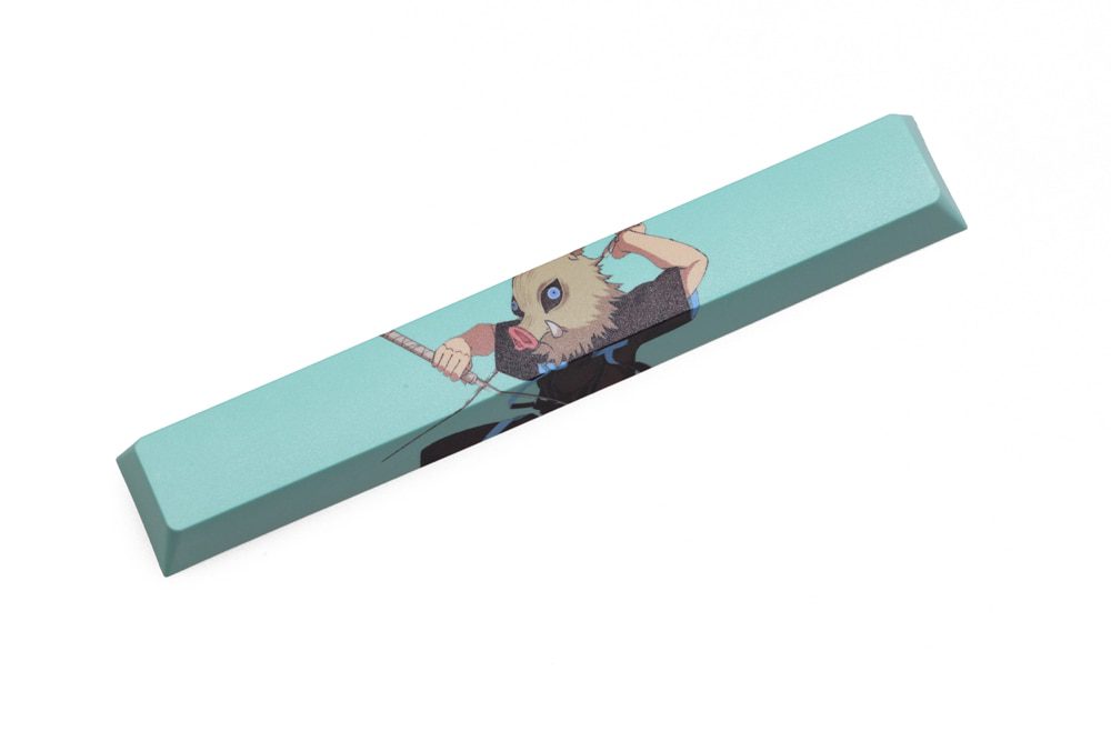 Allover dye subbed Keycap Novelty 6.25u spacebar pbt for custom mechanical keyboard Demon Slayer Kamado Tanjirou Nezuko Allover dye subbed Keycap Novelty 6.25u spacebar pbt for custom mechanical keyboard Demon Slayer Kamado Tanjirou Nezuko