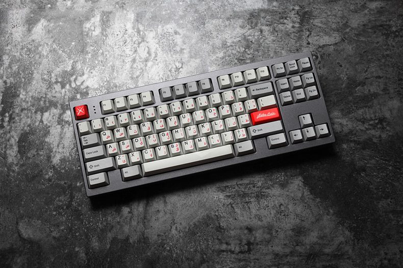 kprepublic 139 Arabic language root font  letter Cherry profile Dye Sub Keycap PBT for gh60 xd60 xd84 cospad tada68 87 104 fc660
