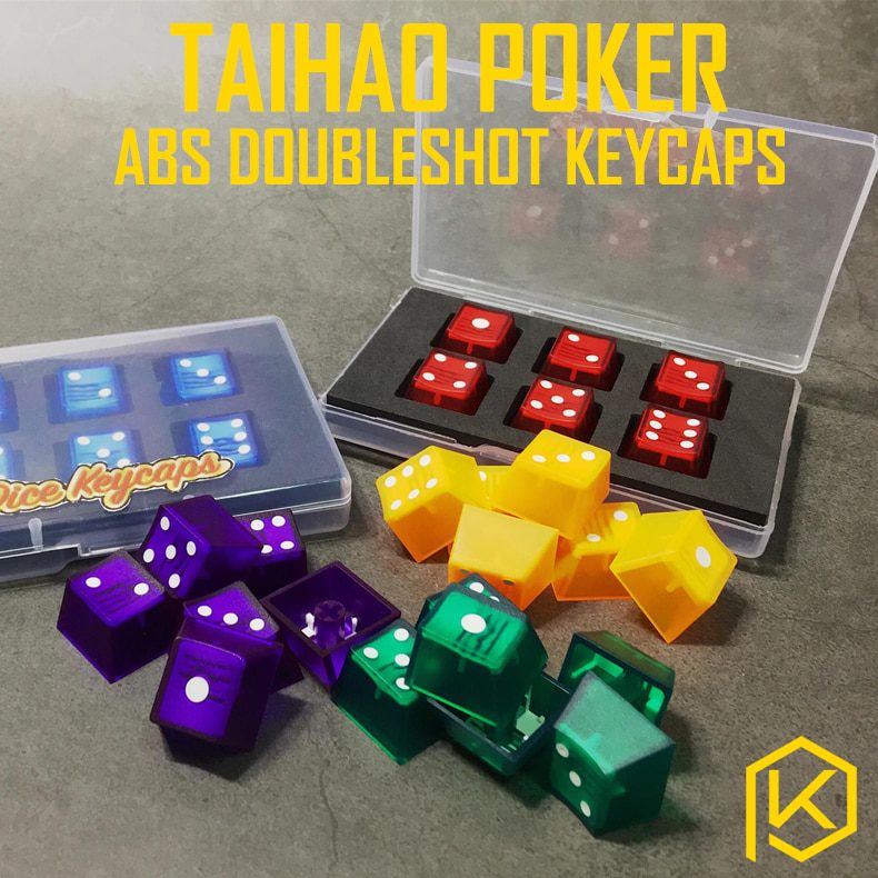 taihao Rubber Gaming Keycap Set Rubberized Doubleshot Cherry MX OEM Profile 4 key zxcv magenta light blue Neon Yellow Neon Green