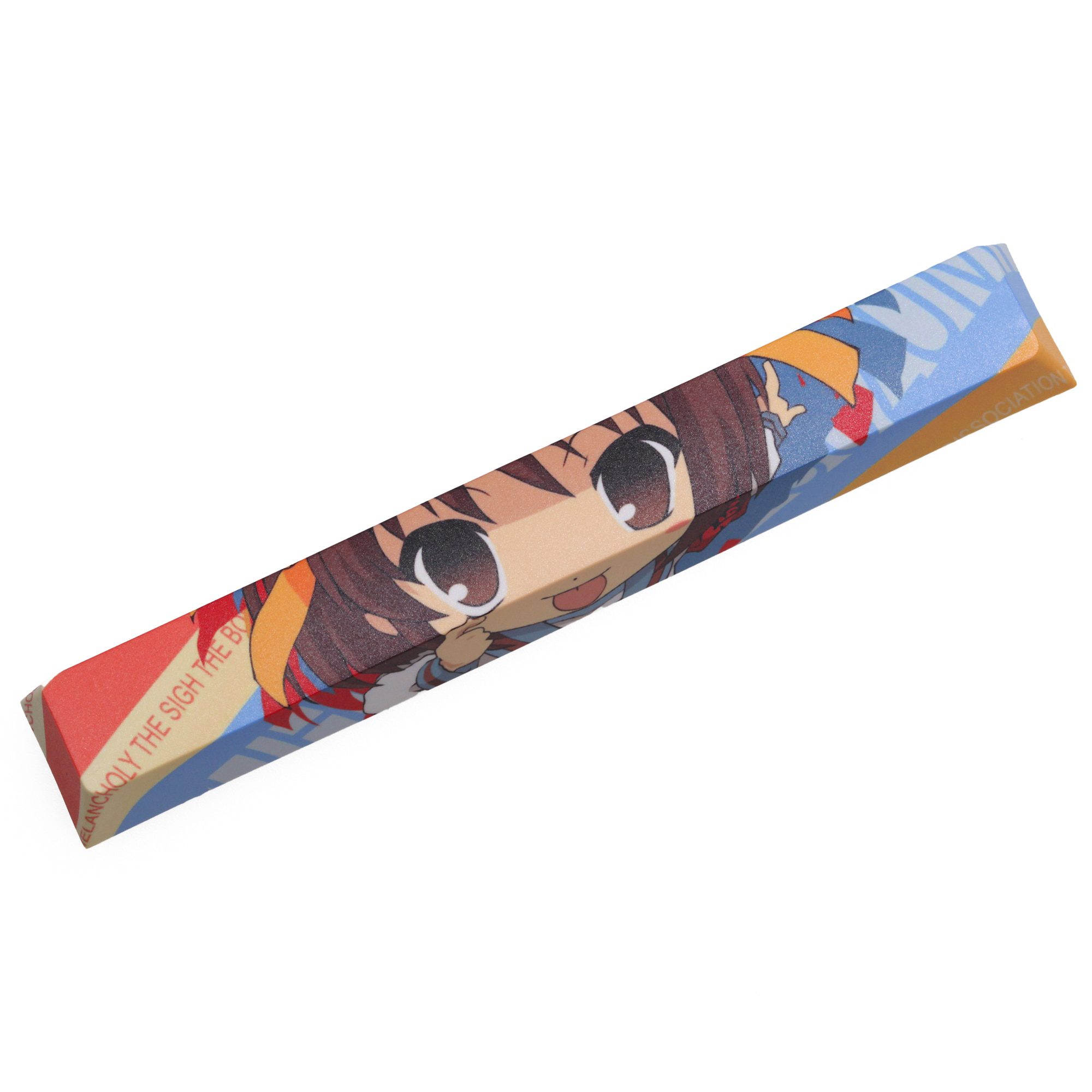 Allover dye subbed Keycap Novelty 6.25u spacebar pbt for keyboard Halkara Azusa Aizawa Rimuru shinonome nano Hakase PikaPika Allover dye subbed Keycap Novelty 6.25u spacebar pbt for keyboard Halkara Azusa Aizawa Rimuru shinonome nano Hakase PikaPika