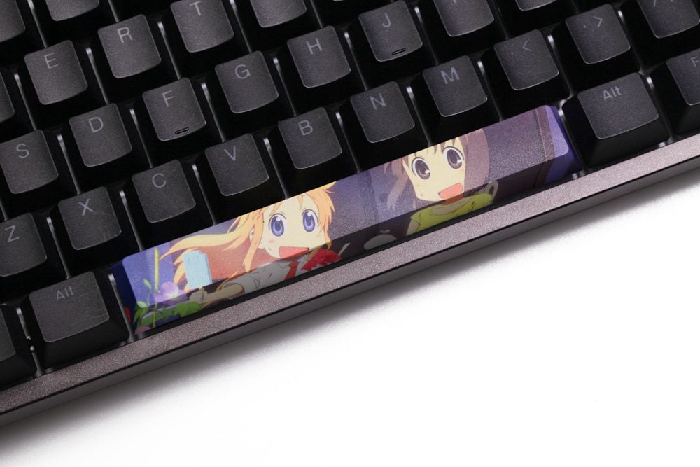 Allover dye subbed Keycap Novelty 6.25u spacebar pbt for keyboard Halkara Azusa Aizawa Rimuru shinonome nano Hakase PikaPika Allover dye subbed Keycap Novelty 6.25u spacebar pbt for keyboard Halkara Azusa Aizawa Rimuru shinonome nano Hakase PikaPika