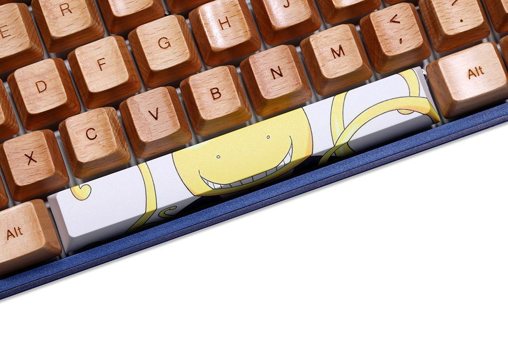 Allover dye subbed Keycap Novelty 6.25u spacebar pbt for keyboard Makise Kurisu Korosensei Emilia Kafuu Chino Tokisaki Kurumi Allover dye subbed Keycap Novelty 6.25u spacebar pbt for keyboard Makise Kurisu Korosensei Emilia Kafuu Chino Tokisaki Kurumi