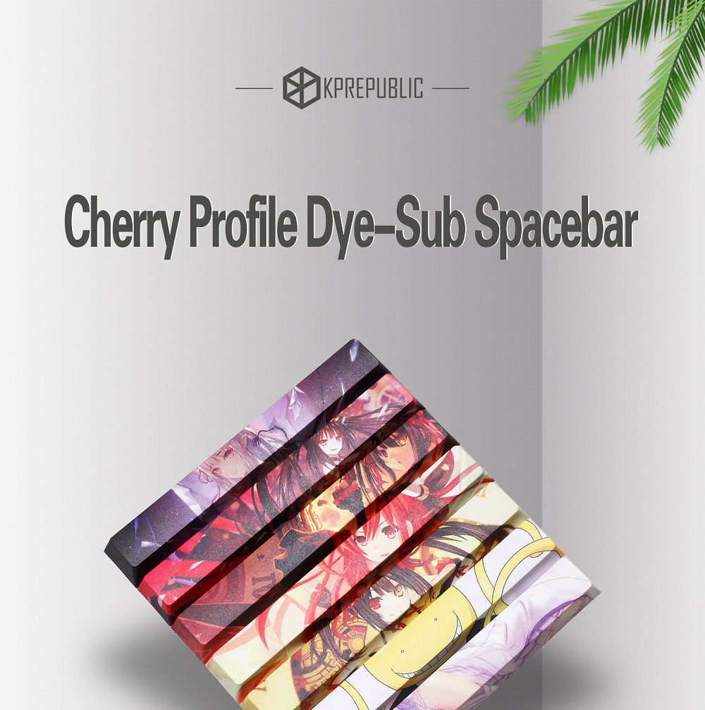 Allover dye subbed Keycap Novelty 6.25u spacebar pbt for keyboard Makise Kurisu Korosensei Emilia Kafuu Chino Tokisaki Kurumi Allover dye subbed Keycap Novelty 6.25u spacebar pbt for keyboard Makise Kurisu Korosensei Emilia Kafuu Chino Tokisaki Kurumi