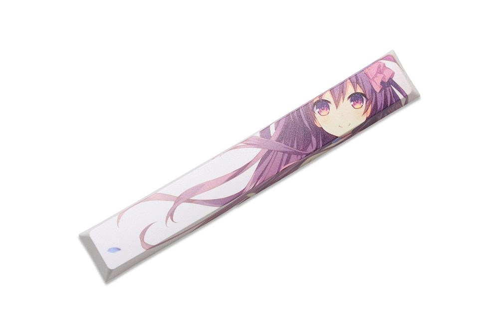 Allover dye subbed Keycap Novelty 6.25u spacebar pbt for keyboard Makise Kurisu Korosensei Emilia Kafuu Chino Tokisaki Kurumi Allover dye subbed Keycap Novelty 6.25u spacebar pbt for keyboard Makise Kurisu Korosensei Emilia Kafuu Chino Tokisaki Kurumi