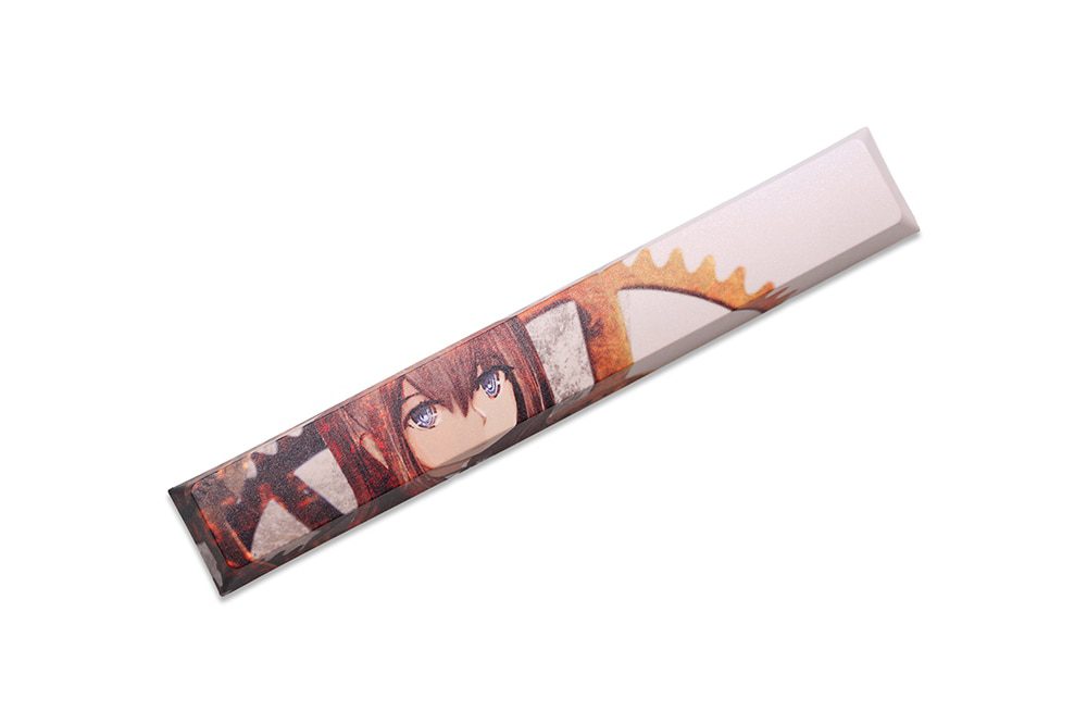 Allover dye subbed Keycap Novelty 6.25u spacebar pbt for keyboard Makise Kurisu Korosensei Emilia Kafuu Chino Tokisaki Kurumi Allover dye subbed Keycap Novelty 6.25u spacebar pbt for keyboard Makise Kurisu Korosensei Emilia Kafuu Chino Tokisaki Kurumi