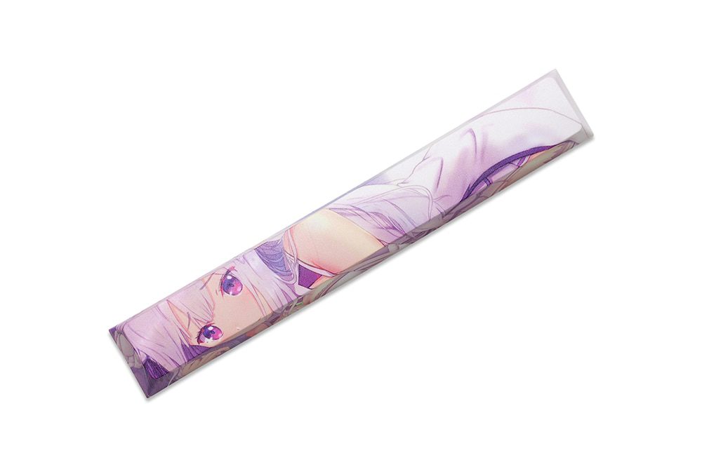 Allover dye subbed Keycap Novelty 6.25u spacebar pbt for keyboard Makise Kurisu Korosensei Emilia Kafuu Chino Tokisaki Kurumi Allover dye subbed Keycap Novelty 6.25u spacebar pbt for keyboard Makise Kurisu Korosensei Emilia Kafuu Chino Tokisaki Kurumi